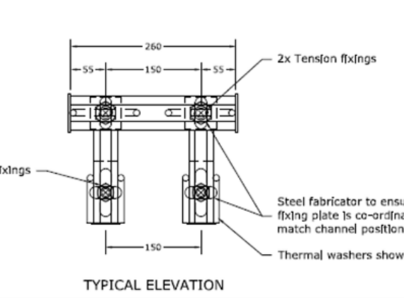 J&P BALCON® as a structural thermal break for the steel balconies