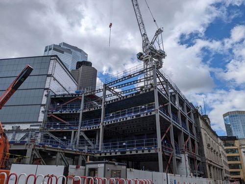 J-Sled Facade Cast-in Connection System at 1 Liverpool Street London ...